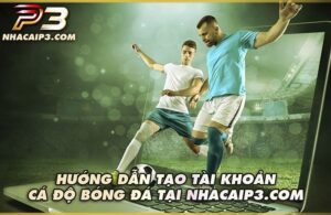 tạo tài khoản cá độ bóng đá tại p3 rất dễ dàng