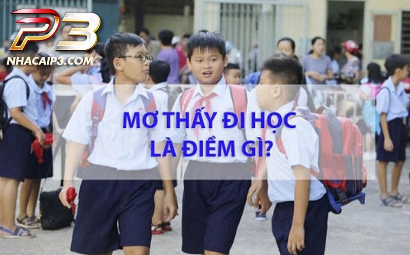 Mơ thấy đi học là điềm gì