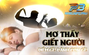 mơ thấy giết người đánh con gì
