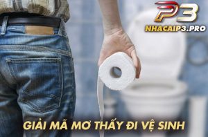 Mơ thấy đi vệ sinh là điềm gì?